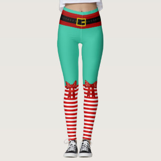 Sexy Santa's helper Leggings, Weihnachtself, Gnome Leggings