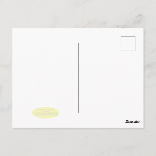 Sexy Silverback Gorilla Postcard Postkarte (Rückseite)