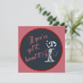 Sexy Sinnlich Vampire Wenn Sie es Got haben, verfo Einladung (Stehend Vorderseite)