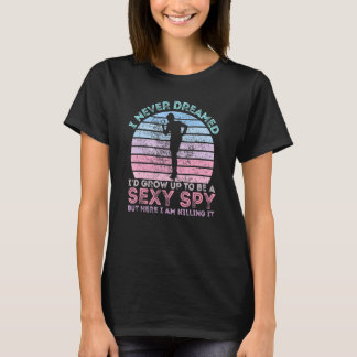 Sexy Spy Detective Women T-Shirt