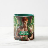 Sexy St. Patrick's Day Irish Coffee Gift Tasse (Zentrum)