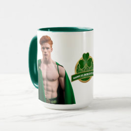 Sexy St. Patrick's Day Irish Stud Coffee Tasse