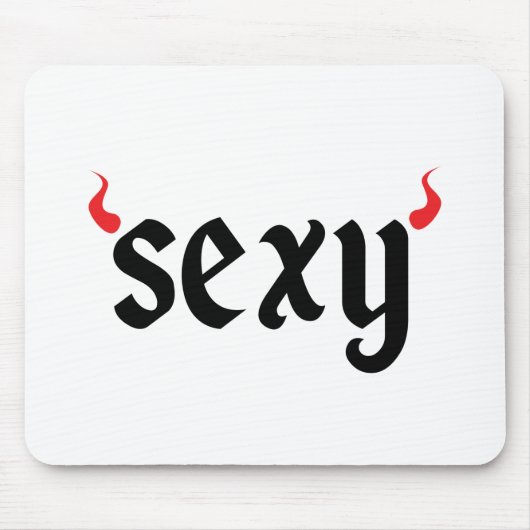 Sexy Teufel Mousepad (Vorne)