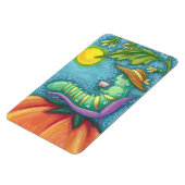 SEXY TOMATO WORM, RAUPE MAGNET Rectangle Lay (Linke Seite)