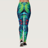 sexy trippige Leggings (Rückseite)