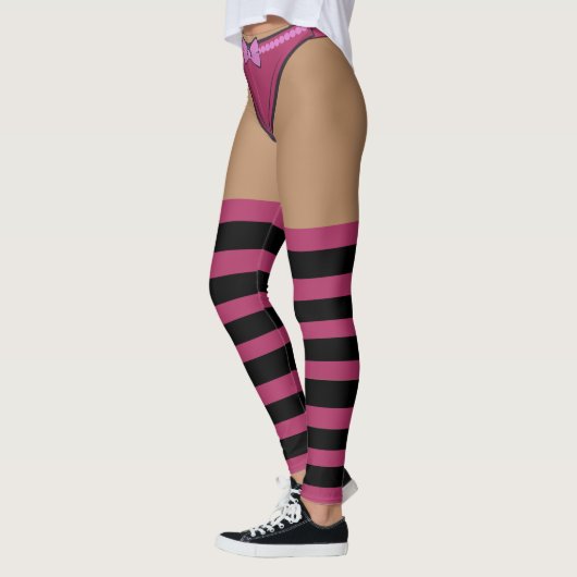 Sexy Underwear leggings with pull up candy socks (Links)