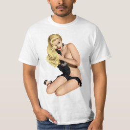 Sexy unterstellenmädchen T-Shirt