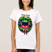 Sexy Vampire Mouth Back Wings T-Shirt (Vorderseite)