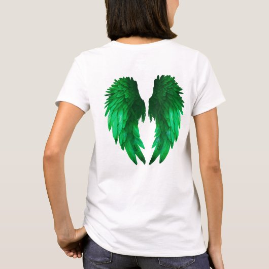 Sexy Vampire Mouth Back Wings T-Shirt (Rückseite)
