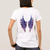 Sexy Vampire Mouth Wingback T-Shirt (Rückseite)