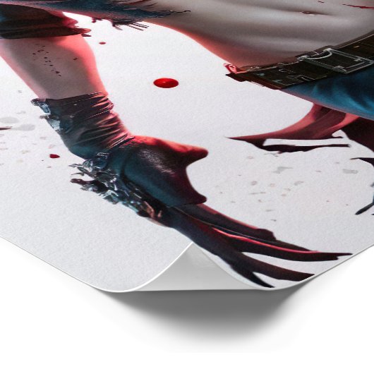 Sexy Vampire Warrior Poster Art (Ecke)