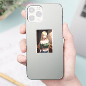 Sexy Village Girl Aufkleber (Telefon)