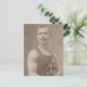 Sexy Vintag Acrobat Postkarte (Stehend Vorderseite)