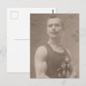 Sexy Vintag Acrobat Postkarte (Vorne/Hinten)
