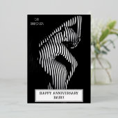 Sexy Wedding Anniversary Naughty Folieneinladung (Stehend vorne)