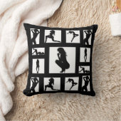 Sexy Woman's Silhouette Kissen (Decke)