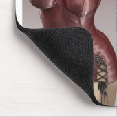 Sexyste Modell-Mausunterlage durch HotGirls3D.com Mousepad (Ecke)