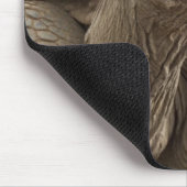 Seychelle Aldabran Landschildkröte Mousepad (Ecke)
