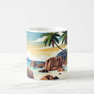 Seychellen Anse Source d'Argent Beach Travel Kaffeetasse