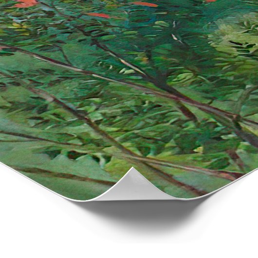 Seychellen by Marianne North - Exotische Landschaf Poster (Ecke)