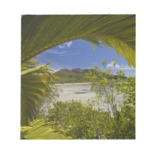 Seychellen, Curieuse Island, Laraie Bay Notizblock (Vorderseite)