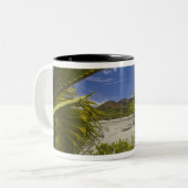 Seychellen, Curieuse Island, Laraie Bay Zweifarbige Tasse (Vorderseite Links)