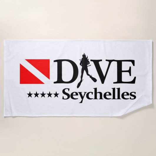 Seychellen DV4 Strandtuch (Vorderseite)