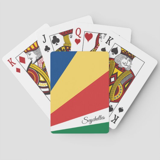 Seychellen Flag Games, Seychellen Spielkarten (Rückseite)