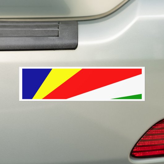 Seychellen-Flagge Autoaufkleber (Auf Auto)