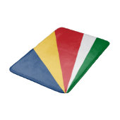 Seychellen-Flagge Badematte (Schrägansicht)