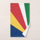 Seychellen-Flagge Badhandtuch Set (Handtuch)