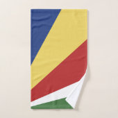Seychellen-Flagge Badhandtuch Set (Handtuch)