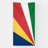 Seychellen-Flagge Banner (Vertikal)