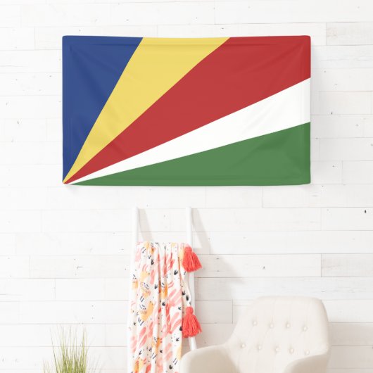 Seychellen-Flagge Banner (Insitu)
