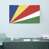 Seychellen-Flagge Banner (Messeveranstaltung)
