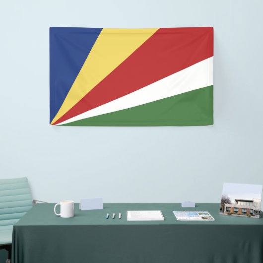 Seychellen-Flagge Banner (Messeveranstaltung)