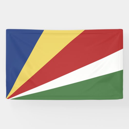 Seychellen-Flagge Banner (Horizontal)