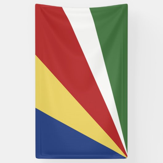 Seychellen-Flagge Banner (Vertikal)