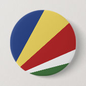 Seychellen-Flagge Button (Vorderseite)