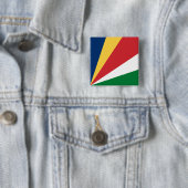 Seychellen-Flagge Button (Beispiel)