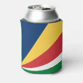 Seychellen-Flagge Dosenkühler (Kanne Rückseite)