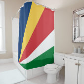 Seychellen-Flagge Duschvorhang (Beispiel)