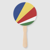 Seychellen-Flagge Fächer (Rückseite)