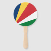 Seychellen-Flagge Fächer (Rückseite)