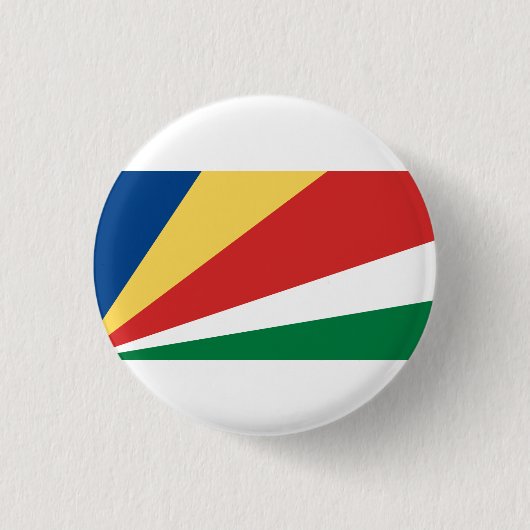 Seychellen-Flagge, Flagge Button (Vorderseite)