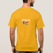 Seychellen-Flagge, Flagge T-Shirt (Rückseite)