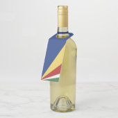 Seychellen-Flagge Flaschenanhänger (Angewinkelt)