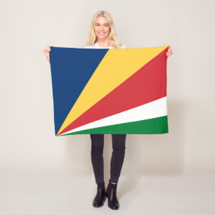 Seychellen-Flagge Fleecedecke