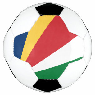 Seychellen-Flagge Fußball