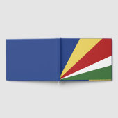 Seychellen-Flagge Gästebuch (Voll)